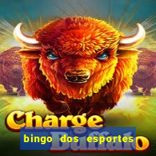 bingo dos esportes para imprimir